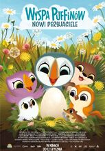Plakat filmu Wyspa Puffinów. Nowi przyjaciele