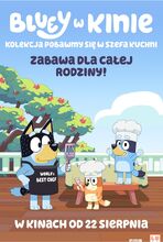 Plakat filmu Bluey w kinie: Kolekcja Pobawmy się w szefa kuchni